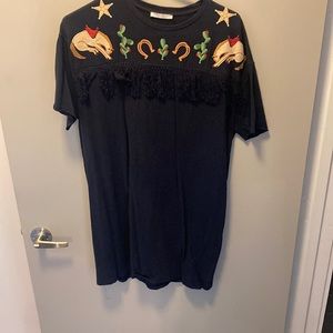 Cowboy t shirt dress